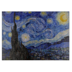 ビンセント・ヴァン・ゴッホ – 星空の夜 カッティングボード