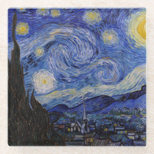 ビンセント・ヴァン・ゴッホ – 星空の夜 ガラスコースター