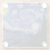 ビンセント・ヴァン・ゴッホ – 星空の夜 ガラスコースター (裏面)