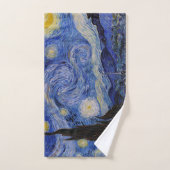 ビンセント・ヴァン・ゴッホ – 星空の夜 バスタオルセット (ハンドタオル)