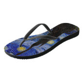 ビンセント・ヴァン・ゴッホ – 星空の夜 ビーチサンダル (アングル)