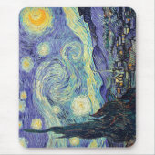 ビンセント・ヴァン・ゴッホ。星空の夜 マウスパッド (正面)