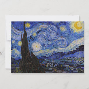 ビンセント・ヴァン・ゴッホ – 星空の夜 招待状