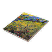 ビンセント・ヴァン・ゴッホ-春小麦のフィールド タイル (側面)