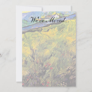 ビンセント・ヴァン・ゴッホ-春小麦のフィールド 案内状