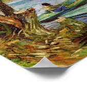 ビンセント・ヴァン・ゴッホ、春魚釣り ポスター (角)