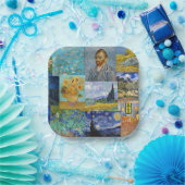 ビンセント・ヴァン・ゴッホ-最高傑作パッチワーク ペーパープレート (パーティー)