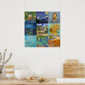 ビンセント・ヴァン・ゴッホ-最高傑作パッチワーク ポスター (キッチン)