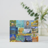 ビンセント・ヴァン・ゴッホ-最高傑作パッチワーク ポストカード (スタンド正面)