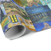 ビンセント・ヴァン・ゴッホ-最高傑作パッチワーク ラッピングペーパー (ロールコーナー)