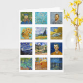 ビンセント・ヴァン・ゴッホ-最高傑作・グリッド カード (黄色い花)