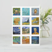 ビンセント・ヴァン・ゴッホ-最高傑作・グリッド サンキューカード (スタンド正面)