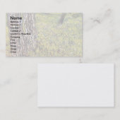 ビンセント・ヴァン・ゴッホ – 松の木とタンポポ 名刺 (正面/裏面)