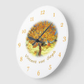 ビンセント・ヴァン・ゴッホ・桑の木 ラージ壁時計 (傾斜)