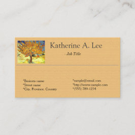 ビンセント・ヴァン・ゴッホ・桑の木 名刺