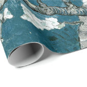 ビンセント・ヴァン・ゴッホ 桜の花 ソフト ティール ラッピングペーパー (ロールコーナー)