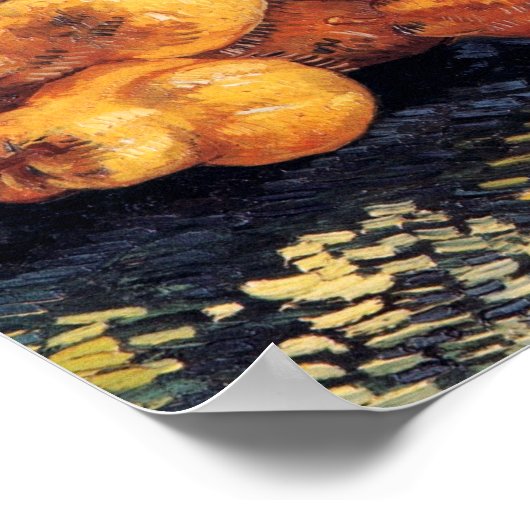 ビンセント・ヴァン・ゴッホ – 梨の静物詩ファインアート ポスター (角)