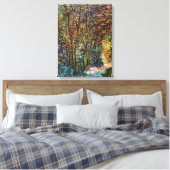 ビンセント・ヴァン・ゴッホ – 森の中のファインアート キャンバスプリント (インサイチュ (寝室))