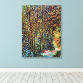 ビンセント・ヴァン・ゴッホ – 森の中のファインアート キャンバスプリント (インサイチュ (ウッドフロア))