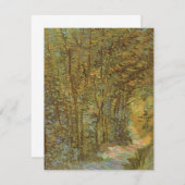 ビンセント・ヴァン・ゴッホ – 森の中の道 (正面/裏面)