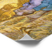 ビンセント・ヴァン・ゴッホ |正午、シエスタ、ミレットの後 ポスター (角)