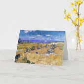 ビンセント・ヴァン・ゴッホ – 死神と小麦のスタック カード (黄色い花)