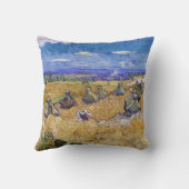 ビンセント・ヴァン・ゴッホ – 死神と小麦のスタック クッション (裏面)