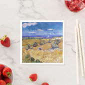 ビンセント・ヴァン・ゴッホ – 死神と小麦のスタック スタンダードカクテルナプキン (インサイチュ)