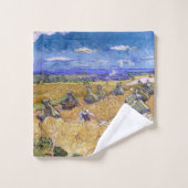 ビンセント・ヴァン・ゴッホ – 死神と小麦のスタック バスタオルセット (ウォッシュタオル)