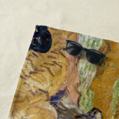 ビンセント・ヴァン・ゴッホ – 死神と小麦のスタック ビーチタオル (インサイチュ)