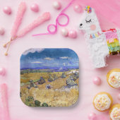 ビンセント・ヴァン・ゴッホ – 死神と小麦のスタック ペーパープレート (パーティー)