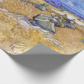 ビンセント・ヴァン・ゴッホ – 死神と小麦のスタック ラッピングペーパー (角)