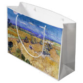 ビンセント・ヴァン・ゴッホ – 死神と小麦のスタック ラージペーパーバッグ (裏面アングル)