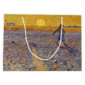 ビンセント・ヴァン・ゴッホ – 沈み込み太陽のソワー ラージペーパーバッグ (裏面)