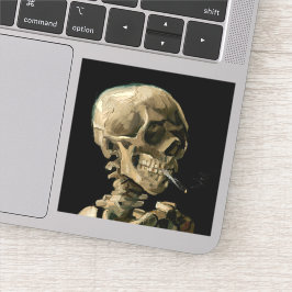 ビンセント・ヴァン・ゴッホ – 燃えるタバコのスカル シール