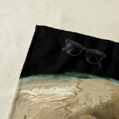 ビンセント・ヴァン・ゴッホ – 燃えるタバコのスカル ビーチタオル (インサイチュ)