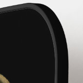 ビンセント・ヴァン・ゴッホ – 燃えるタバコのスカル ピックルボールラケット (左詳細)