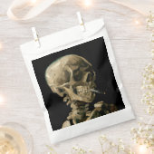 ビンセント・ヴァン・ゴッホ – 燃えるタバコのスカル フェイバーバッグ (クリップ留めされた状態)