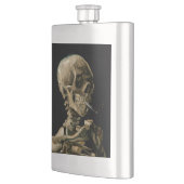 ビンセント・ヴァン・ゴッホ – 燃えるタバコのスカル フラスク (左)