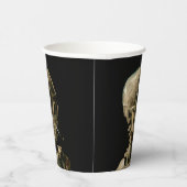 ビンセント・ヴァン・ゴッホ – 燃えるタバコのスカル 紙コップ (右)