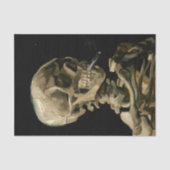 ビンセント・ヴァン・ゴッホ – 燃えるタバコのスカル 薄葉紙 (正面)