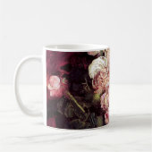 ビンセント・ヴァン・ゴッホ – 牡丹とバラ付きボウル コーヒーマグカップ (左)