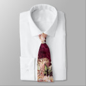 ビンセント・ヴァン・ゴッホ – 牡丹とバラ付きボウル ネクタイ (タイ)