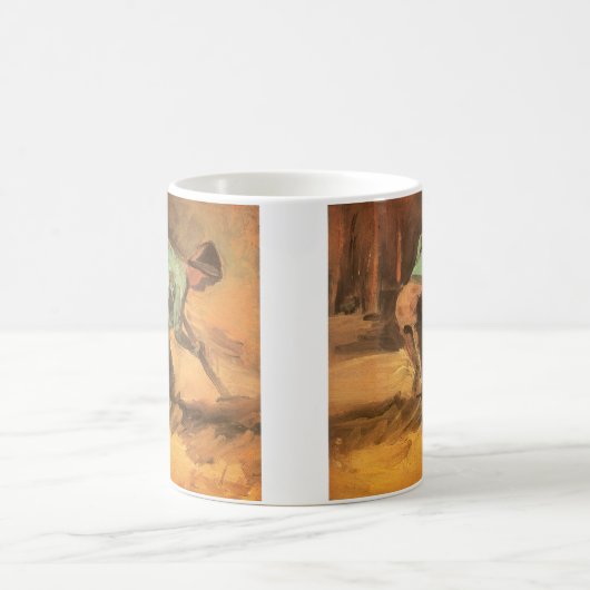 ビンセント・ヴァン・ゴッホ – 男は棒またはスペードを持ち込む コーヒーマグカップ (中央)