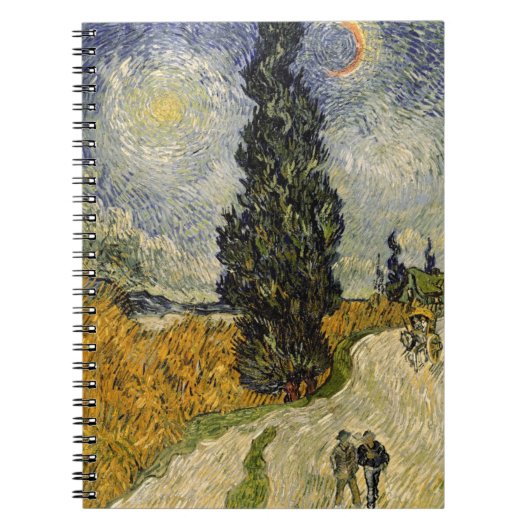 ビンセント·ヴァン·ゴッホ|皇帝との道， 1890 ノートブック (正面)