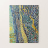 ビンセント・ヴァン・ゴッホ – 耕作農家のあるフィールド ジグソーパズル (縦)