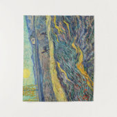 ビンセント・ヴァン・ゴッホ – 耕作農家のあるフィールド タペストリー (正面)