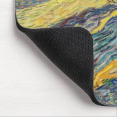 ビンセント・ヴァン・ゴッホ – 耕作農家のあるフィールド マウスパッド (コーナー)