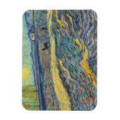 ビンセント・ヴァン・ゴッホ – 耕作農家のあるフィールド マグネット (縦)