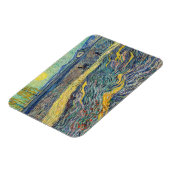 ビンセント・ヴァン・ゴッホ – 耕作農家のあるフィールド マグネット (左側)